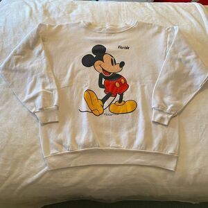 Tultex Mens Mickey Mouse Florida Walt Disney by Sherry Mig Fleece Sweatshirt XL